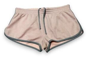 Converse Pink Shimmer Grey Hem Shorts Miley Cyrus SIze Medium